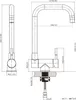 CECIPA MAX Fenster-Küchenarmatur Küchenmischer 304 Produktbild-Vorschau 2