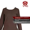 Klassisches Mittelalter Kleid oder Unterkleid braun Produktbild-Vorschau 4