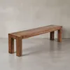 Sitzbank Landhaus-Stil_ Massivholz_ Akazie/Sheesham_ 160/180x45 cm_ 200/250 kg Belastung_ handgefertigt - KADIMA DESIGN_Farbe_ Braun_ Größe_ 160x35x45 cm_#sku_BARWL1.323# Produktbild-Vorschau
