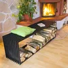 DanDiBo Stojan na palivové dřevo Lavice D-Style 150 cm Náhled obrázku produktu 9