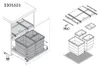 Contenitore per rifiuti Hailo 3301631 Allegro 345, inserto Anteprima dell’immagine prodotto 6
