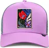DJINNS Trucker Cap HFT M-Flowers violet Produktbild-Vorschau 2