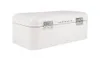 Großer Brotkasten Stahl 42,5 × 23 × 16,5 cm Weiß | Brotdose Produktbild-Vorschau 4