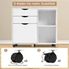 WOLTU Rollcontainer, Aktenschrank mit 3 Schubladen, 5 Produktbild-Vorschau 7