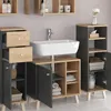 Badmöbel-Set Vicco Senyo Anthrazit 5 Teile, mit Regalen, Produktbild-Vorschau 5