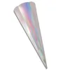 Schultüten-Zuschnitt 6-eckig, 68cm Silber irisierend - Produktbild-Vorschau 1
