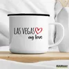 Huuraa Emaille Tasse Las Vegas my love 300ml Vintage Produktbild-Vorschau 3