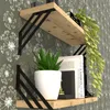 Moderne Regalträger für Wandregale, FLEX 200 x 200 mm, Produktbild-Vorschau 4