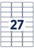 Avery Zweckform L4784-20, Namens-Etiketten, 63,5 x 29,6 mm, Produktbild-Vorschau 3