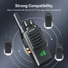 A close-up marketing image of a Retevis H777H walkie-talkie, with smaller images of the same product in the background, set against a dark, gradient background with circular graphic elements. Produktbild-Vorschau
