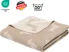 LOESCHEN Cawö Wohndecke We love dogs Farbe natur/beige Produktbild-Vorschau 5