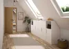 Armadio sotto il soffitto inclinato con 1 anta e 1 ripiano Anteprima dell’immagine prodotto 5