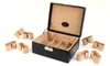 WINDROSE joyero Merino Watch Safe Box Black Vista previa de la imagen del producto 6