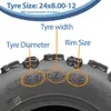 24x8.00-12 Quad-ATV-Reifen, 6-lagig, Wanda P3128, E-, Produktbild-Vorschau 5