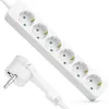 deleyCON 6-fach Steckdosenleiste Flachstecker 1,4m 3680W Produktbild-Vorschau 1