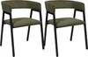 Fauteuil Design Cotele Scott Vert - Lot De 2 Voir les images du produit 1