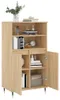 vidaXL Highboard Sonoma Oak 60x36x110 cm výrobek ze dřeva Náhled obrázku produktu 4