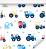 10m VLIES WALLPAPER rolka škôlka autá nákladné auto doprava Náhľad obrázku produktu 1