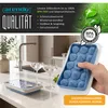Stampo in silicone per cubetti di ghiaccio con coperchio e Anteprima dell’immagine prodotto 4