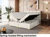 MEBLINI Boxspringbett mit Bettkasten - Gepolstert Produktbild-Vorschau 4
