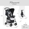 A product image showing a stroller with measurements and weight information. Anteprima dell’immagine prodotto
