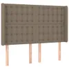 vidaXL Boxspringbett mit Matratze Taupe 140x200 cm Stoff Produktbild-Vorschau 5
