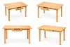 Esstisch mit Schublade Küchentisch Tisch Massiv Kiefer Produktbild-Vorschau 3