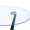 Relaxdays Beistelltisch, runder Couchtisch, H x D: 49 x 45 Produktbild-Vorschau 4
