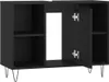 vidaXL Armoire de salle de bain noire 80x33x60 cm Bois Voir les images du produit 4