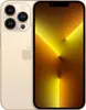 A gold iPhone 13 Pro is shown from the back and front. Anteprima dell’immagine prodotto