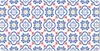 MuchoWow® Mauspad Mousepad Blume - Blau - Rot - Muster Produktbild-Vorschau 1