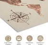 MuchoWow® Poster Weltkarte - Holz - Windrose 60x40 cm - Produktbild-Vorschau 2