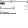 Reyher  Senkschrauben DIN 965 4.8 M 6 x 10 -H (1000 Stück) Produktbild-Vorschau 1