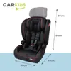 Carkids I-Size Autositz Luca 76-150cm Schwartz/Rot Produktbild-Vorschau 7