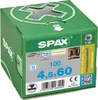 A green cardboard box containing SPAX screws. Anteprima dell’immagine prodotto