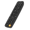 A black remote control is shown against a white background. Voir les images du produit