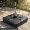 COSTWAY Sonnenschirmständer mit Rollen, 130kg befüllbar, Produktbild-Vorschau 2