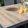 Gartentisch aus Aluminium und Keramik Grau - Oviala Tivoli Produktbild-Vorschau 4