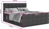 Boxspringbett Best Lux mit Fußteil, 2 Bettkästen, Produktbild-Vorschau 4