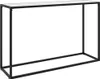 Konsolentisch Weiß 120x35x75 cm Hartglas Produktbild-Vorschau 1