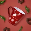 Tasses de Noël set de 4 cerfs style campagnard Tasses à Voir les images du produit 4