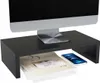 Stojan na monitor - výška 11 cm - čierny - ergonomický - Náhľad obrázku produktu 1