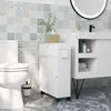 kleankin Meuble de rangement salle de bain, meuble WC pour Voir les images du produit 2