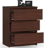 Kommode AKORD K60 Wenge 60 cm 3 Schubladen B60 x H77 x T40 Produktbild-Vorschau 2
