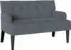 vidaXL Canapé Chesterfield Dunkelgrau 112 x 65.5 x 75 cm Voir les images du produit 1