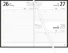 Buchkalender schwarz 2026 - Bürokalender 14,5x21 cm 7T. Produktbild-Vorschau 2