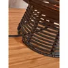 GOOD&MOJO - Tischleuchte Tanami - Rattan Schwarz - Ø27cm Produktbild-Vorschau 6