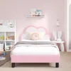 vidaXL Cadre de lit d'enfant avec tête de lit rose 90 x 190 Voir les images du produit 3