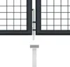 vidaXL Gaashek voor de tuin, verzinkt staal, 400 x 100 cm, Productafbeelding-voorbeeld 4
