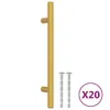 Cloris Designermöbel Möbelgriffe 20er Set Golden 128 mm Produktbild-Vorschau 2